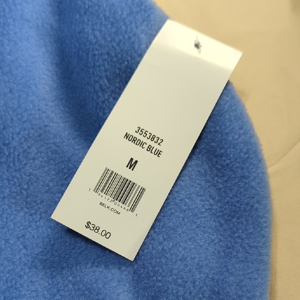 Saddlebred Light Blue Fleece Pullover - Picture 3 of 10
